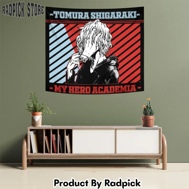 Tomura shigaraki tapestry custom anime home decor  rp5946420